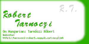 robert tarnoczi business card